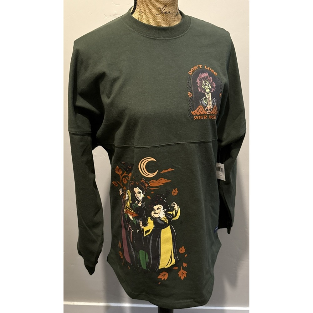Disney Sz S Hocus Pocus Own Kind Of Magic Don't Lose Your Head Spirit Jersey NEW